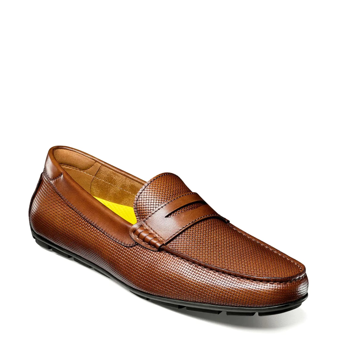 Florsheim Motor Moc Toe Penny Driver Mens Slip On 13 2E US Cognac