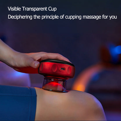 The Anti-Cellulite Therapy Massager is an innovative device that integrates the advantages of cupping massage, scraping techniques, and red light therapy to effectively diminish the visibility of cellulite.