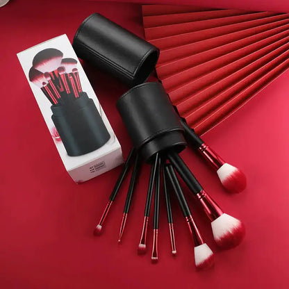 Belle&Rose™ Red Glamour Brush Set