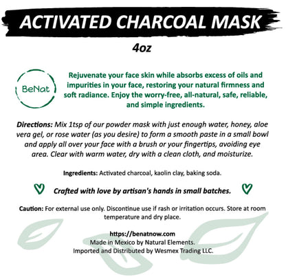 Activated Charcoal Mask