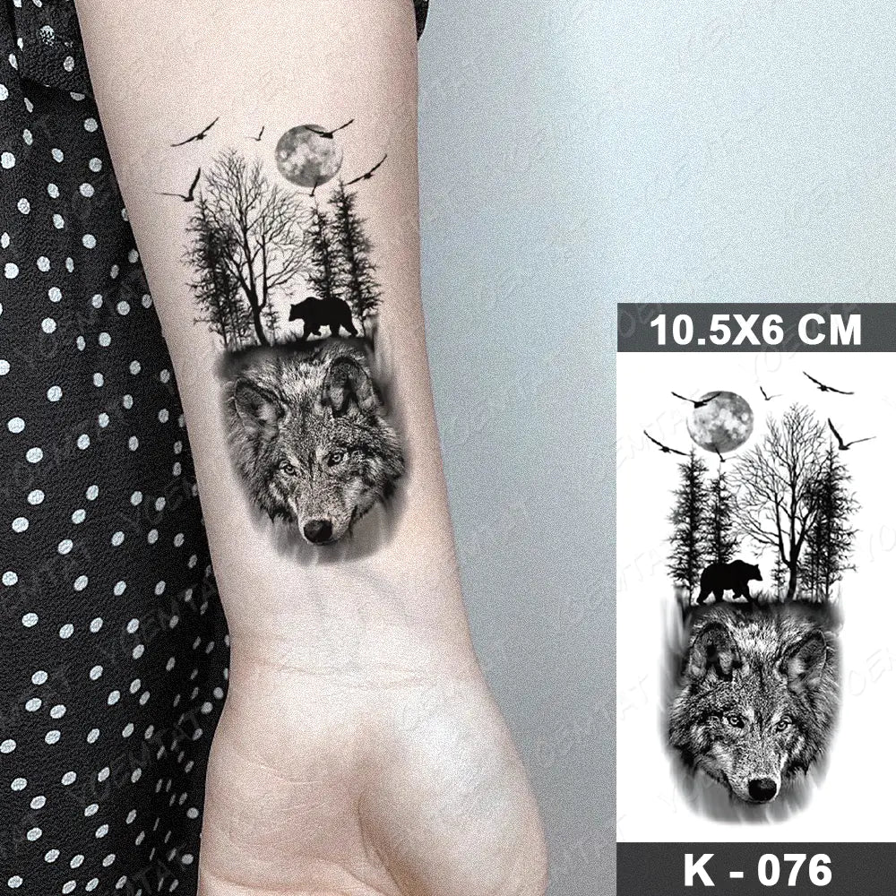 Body Arm Fake Art Tattoo