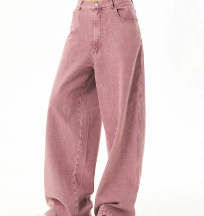 Retro High-Waisted Slimming Straight-Leg Pants